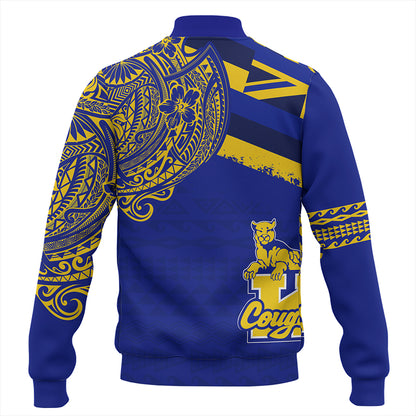 Hawaii Baseball Jacket Henry J. Kaiser High School Flag With Crest Style