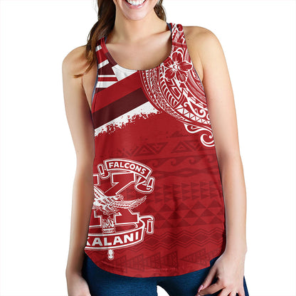 Hawaii Women Tank Kalani High School With Crest Style