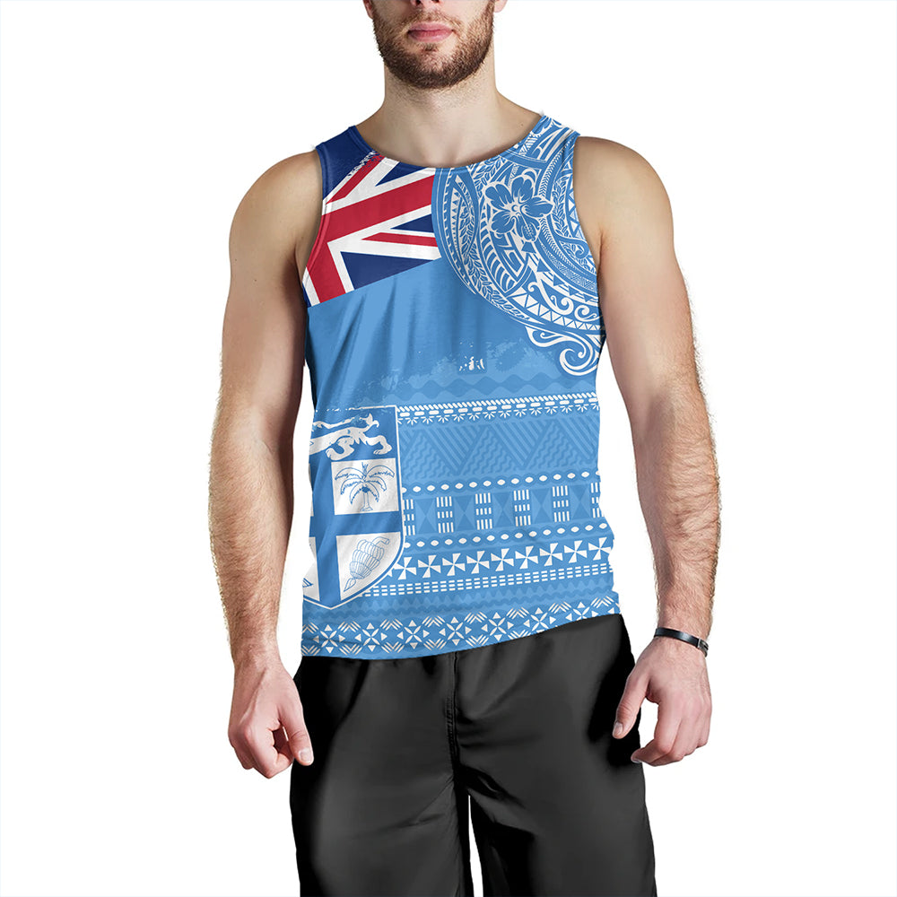 Fiji Tank Top Polynesian Flag With Coat Of Arms
