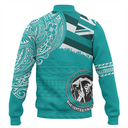 Hawaii Baseball Jacket King Kekaulike High School With Crest Style
