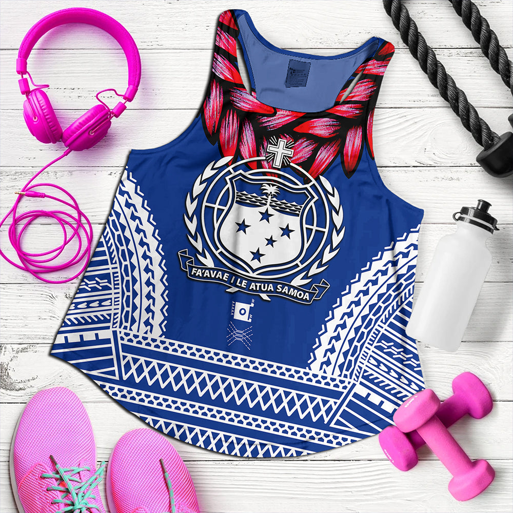 The Samoan Chief Women Tank Blue