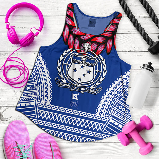 The Samoan Chief Women Tank Blue