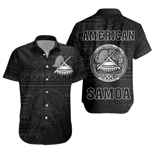 Seal American Samoa Short Sleeve Shirt Grunge Simple Style
