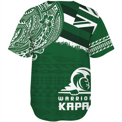 Hawaii Baseball Shirt Kapaa High School With Crest Style