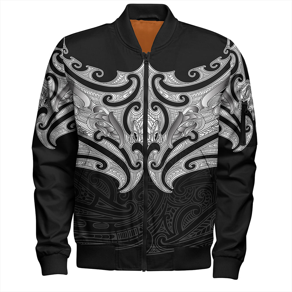 New Zealand Bomber Jacket Maori Pattern