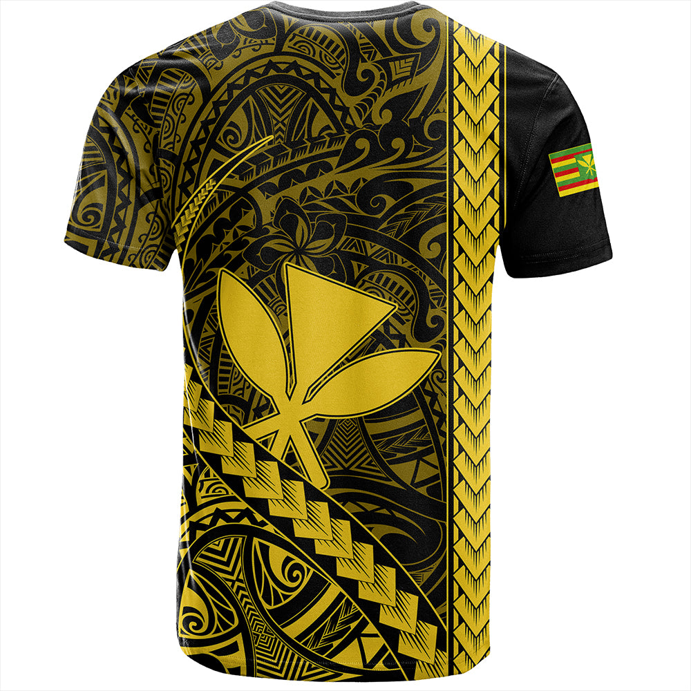 Hawaii T-Shirt Tribal Polynesian Kanaka Maoli Yellow