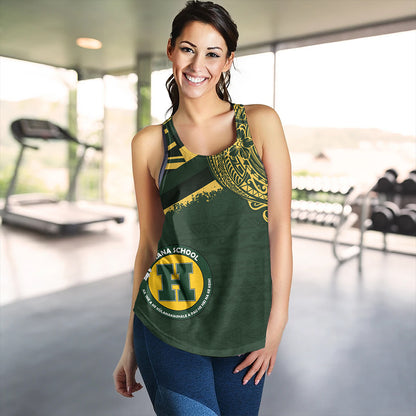 Hawaii Women Tank Hana High And Elementary School With Crest Style