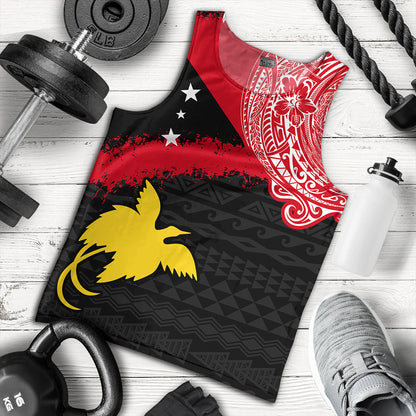 Papua Tank Top Melanesian Flag With Coat Of Arms
