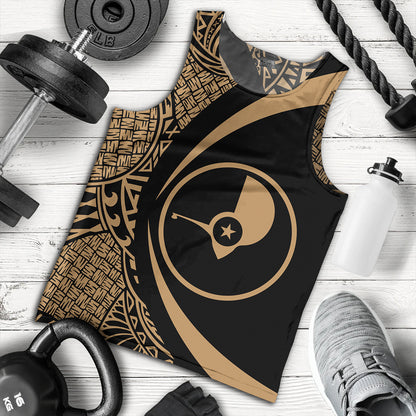 Yap Tank Top Coat Of Arm Lauhala Gold Circle