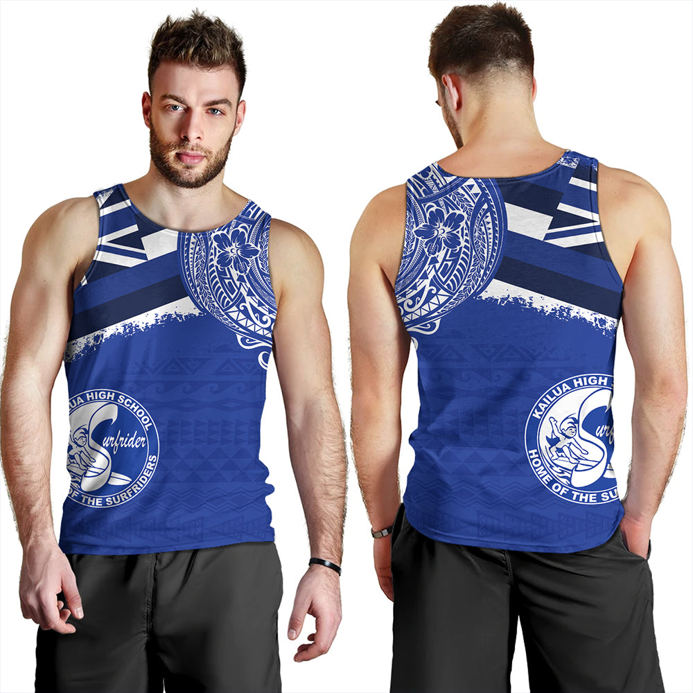 Hawaii Tank Top Kailua High School With Crest Style