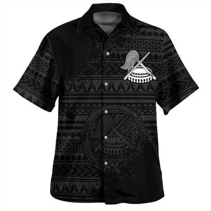 Seal American Samoa Hawaiian Shirt Grunge Simple Style