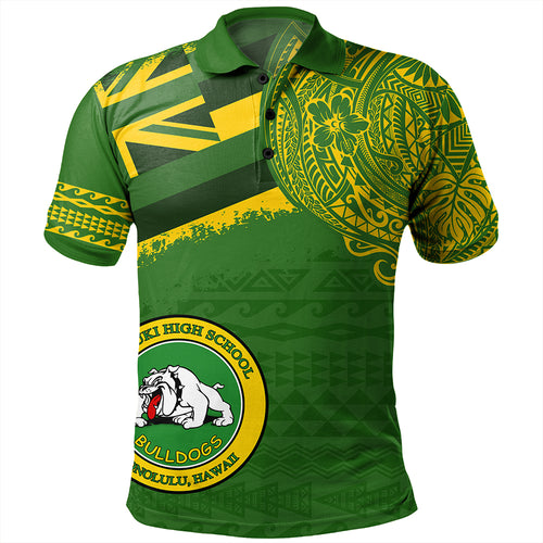 Hawaii Polo Shirt Kaimuki High School With Crest Style