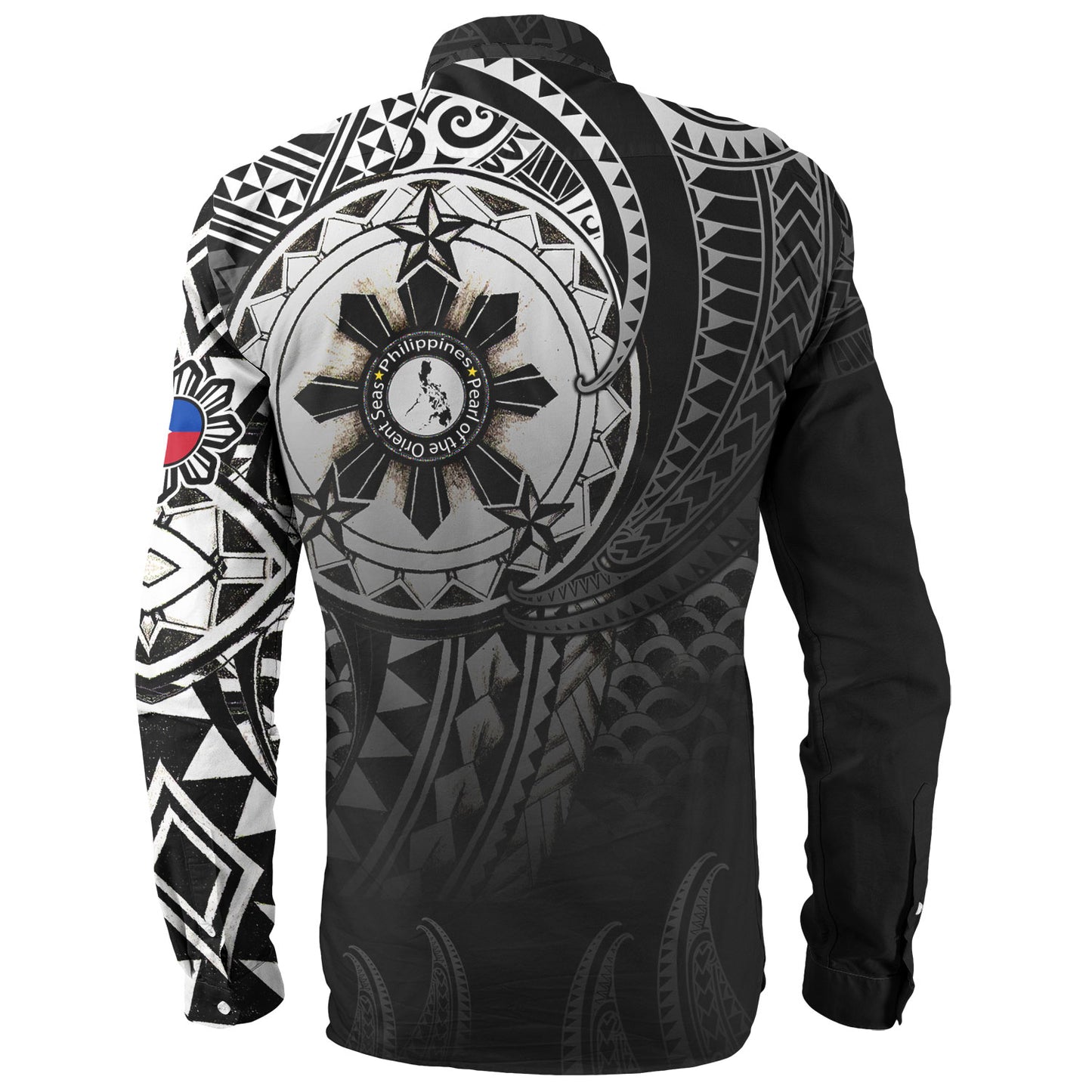 Philippines Long Sleeve Shirt Pearl of the Orient Seas