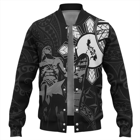 Philippines Baseball Jacket Lapu Lapu Sun Tribal In My Heart
