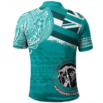 Hawaii Polo Shirt King Kekaulike High School With Crest Style