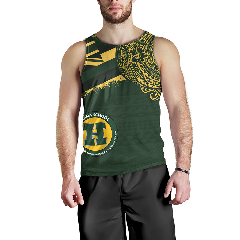 Hawaii Tank Top Hana High And Elementary School With Crest Style