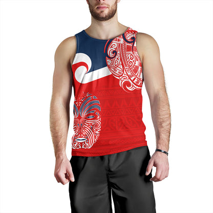 New Zealand Tank Top Tino Rangatiratanga Maori Mask