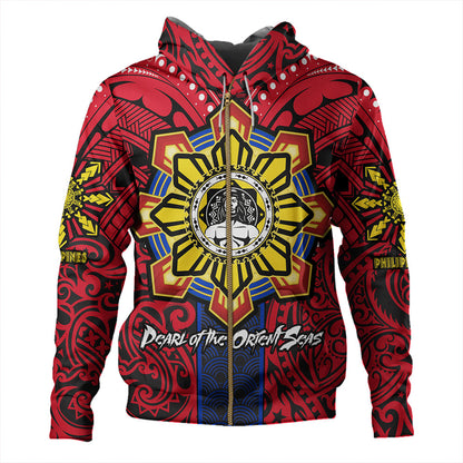 Philippines Hoodie The Story of Lapu-Lapu Pearl of the Orient Seas Tribal Pride