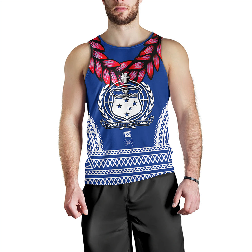 The Samoan Chief Tank Top Blue