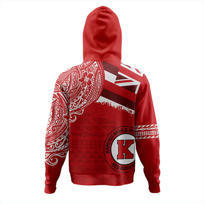 Hawaii Hoodie Kahuku High And Intermediate School With Crest Style