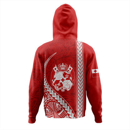 Tonga Hoodie Tribal Polynesian Coat Of Arms