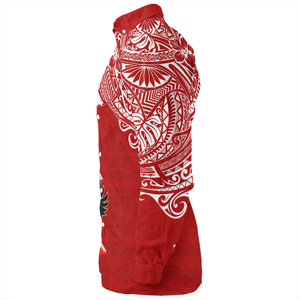 Hawaii Long Sleeve Shirt Kauai High School With Crest Style