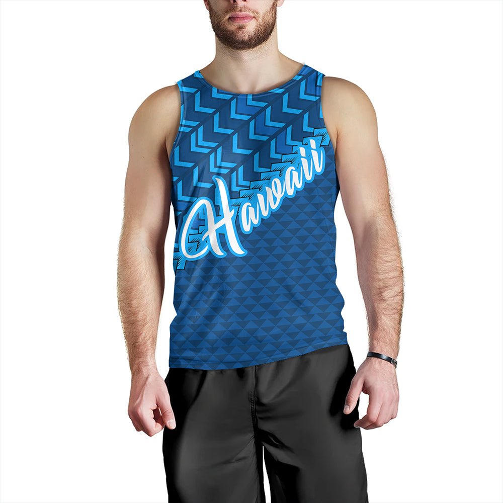 Hawaiian Tank Top Kanaka Maoli Kakau Style