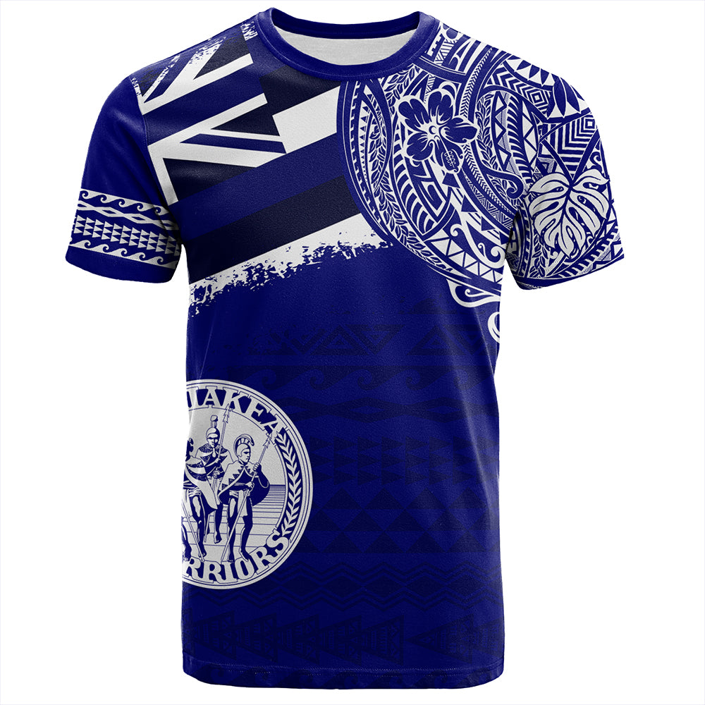 Hawaii T-Shirt Waiakea High School With Crest Style