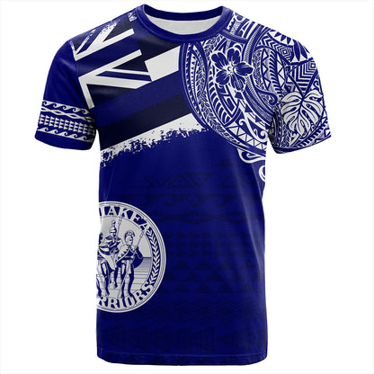 Hawaii T-Shirt Waiakea High School With Crest Style