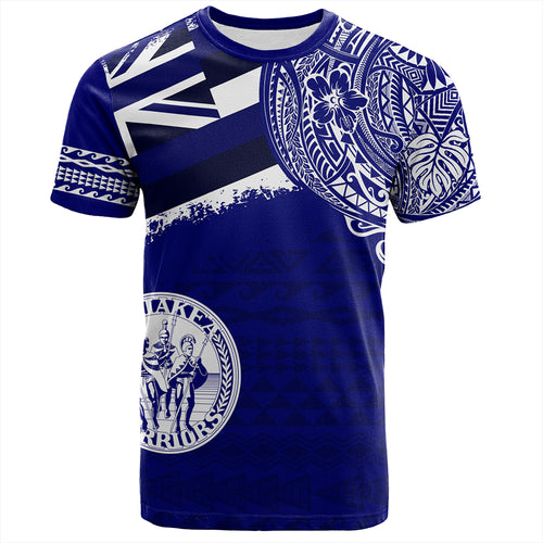 Hawaii T-Shirt Waiakea High School With Crest Style