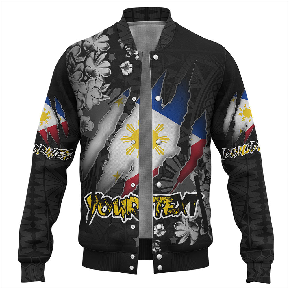 Philippines Custom Baseball Jacket Filipino Heritage Blood Inside Me