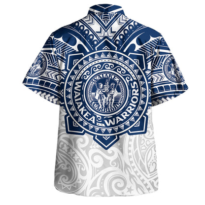 Hawaii Hawaiian Shirt Custom Waiakea High School Super Waiakea Warriors Tribal Style