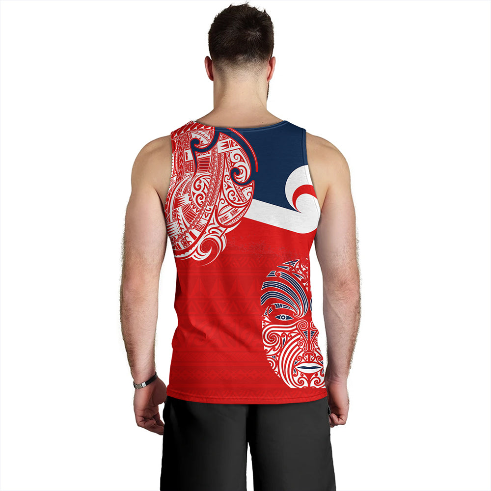 New Zealand Tank Top Tino Rangatiratanga Maori Mask