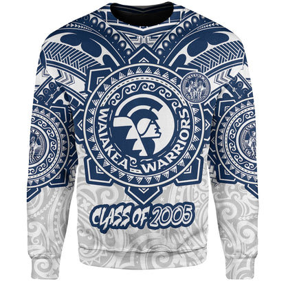 Hawaii Sweatshirt Custom Waiakea High School Super Waiakea Warriors Tribal Style