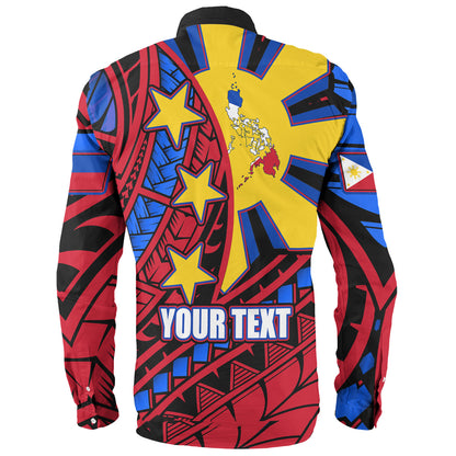 Philippines Long Sleeve Shirt Custom Lapu-Lapu The Legendary Filipino Hero