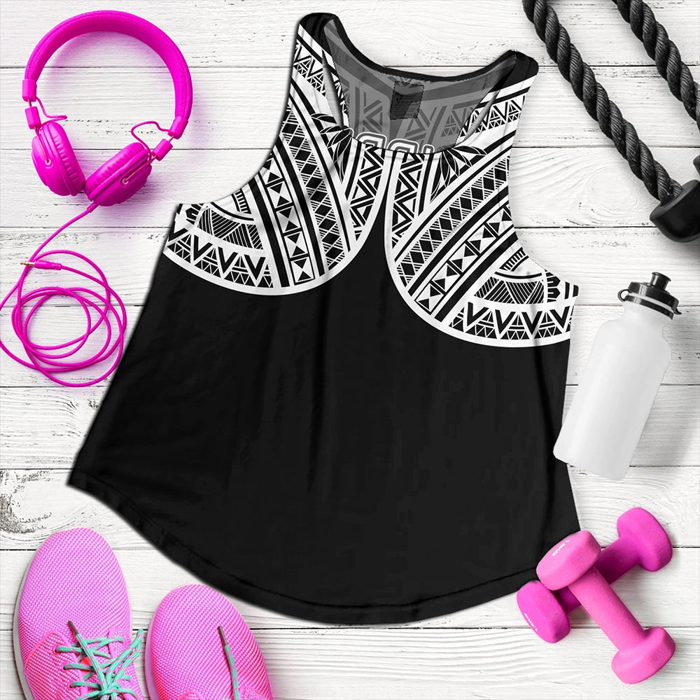 Philippines Women Tank Sun Star Warrior Style White