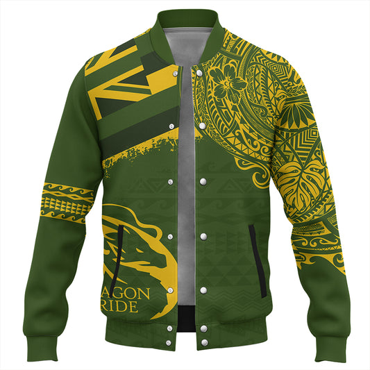 Hawaii Baseball Jacket Honokaa High And Intermediate School With Crest Style