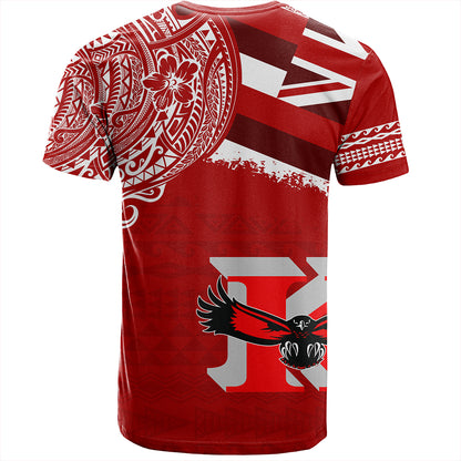 Hawaii T-Shirt Kauai High School With Crest Style