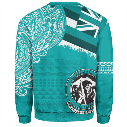 Hawaii Sweatshirt King Kekaulike High School With Crest Style