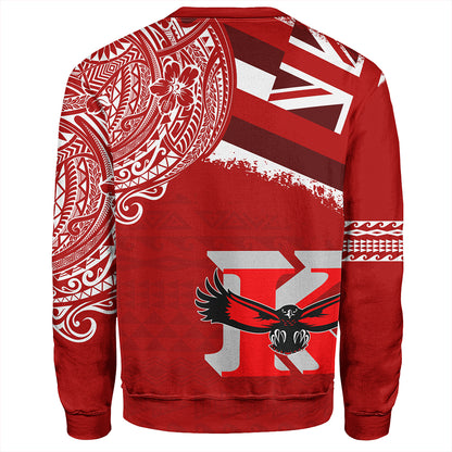 Hawaii Sweatshirt Kauai High School With Crest Style