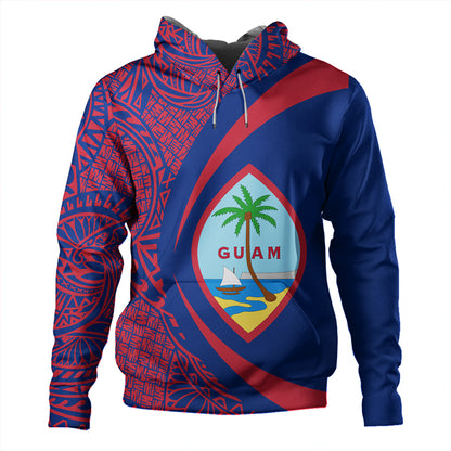 Guam Hoodie Coat Of Arm Lauhala Circle