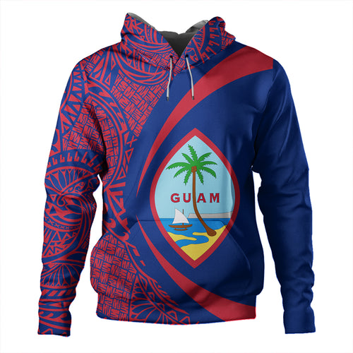 Guam Hoodie Coat Of Arm Lauhala Circle