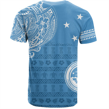Micronesian T-Shirt Federated States Of Micronesia Flag With Coat Of Arms