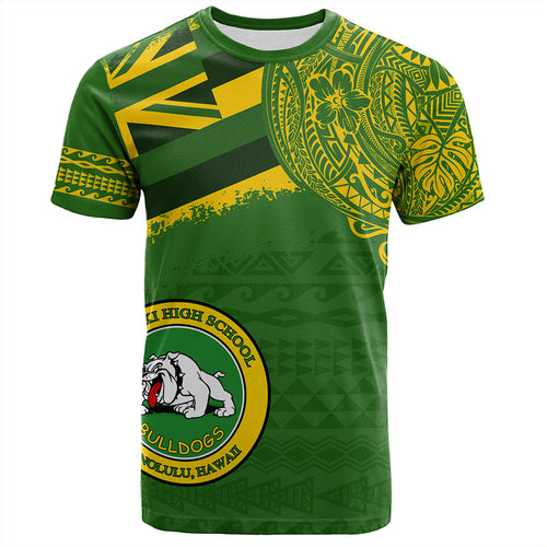 Hawaii T-Shirt Kaimuki High School With Crest Style