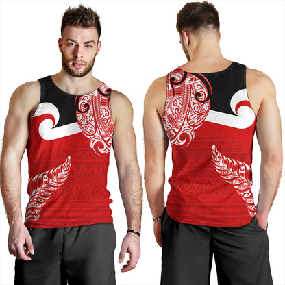 New Zealand Tank Top Tino Rangatiratanga Maori With Silver Fern