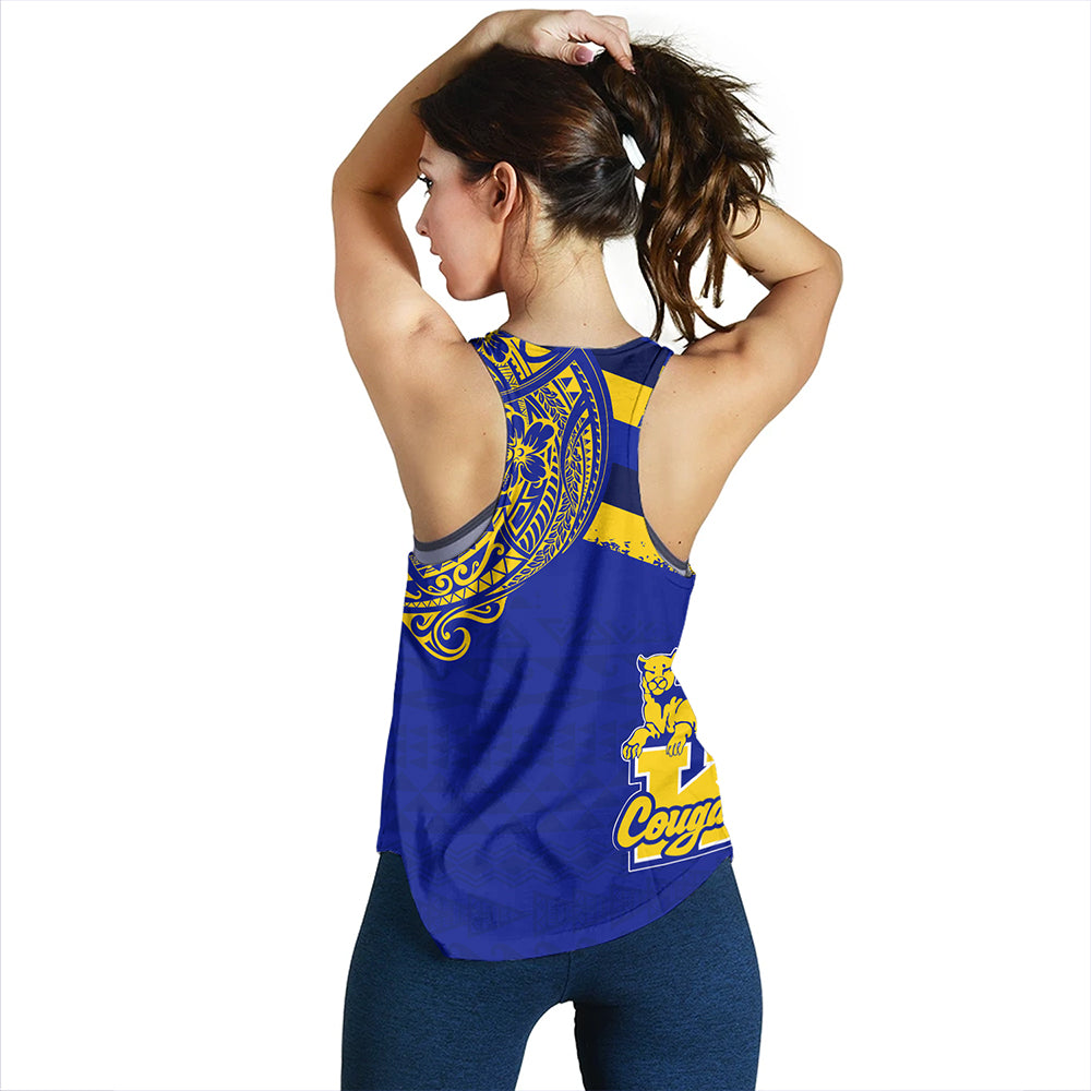 Hawaii Women Tank Henry J. Kaiser High School Flag With Crest Style