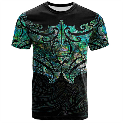 New Zealand T-Shirt Maori Papua Shell Pattern