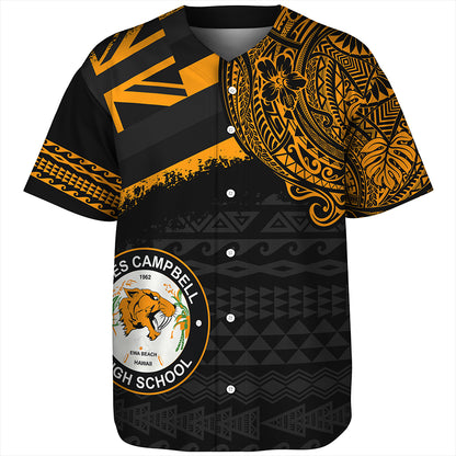 Hawaii Baseball Shirt James Campbell High School Flag With Crest Style