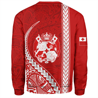 Tonga Sweatshirt Tribal Polynesian Coat Of Arms