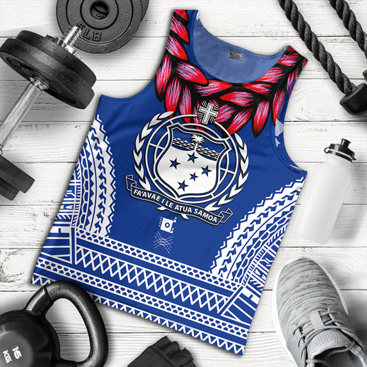 The Samoan Chief Tank Top Blue